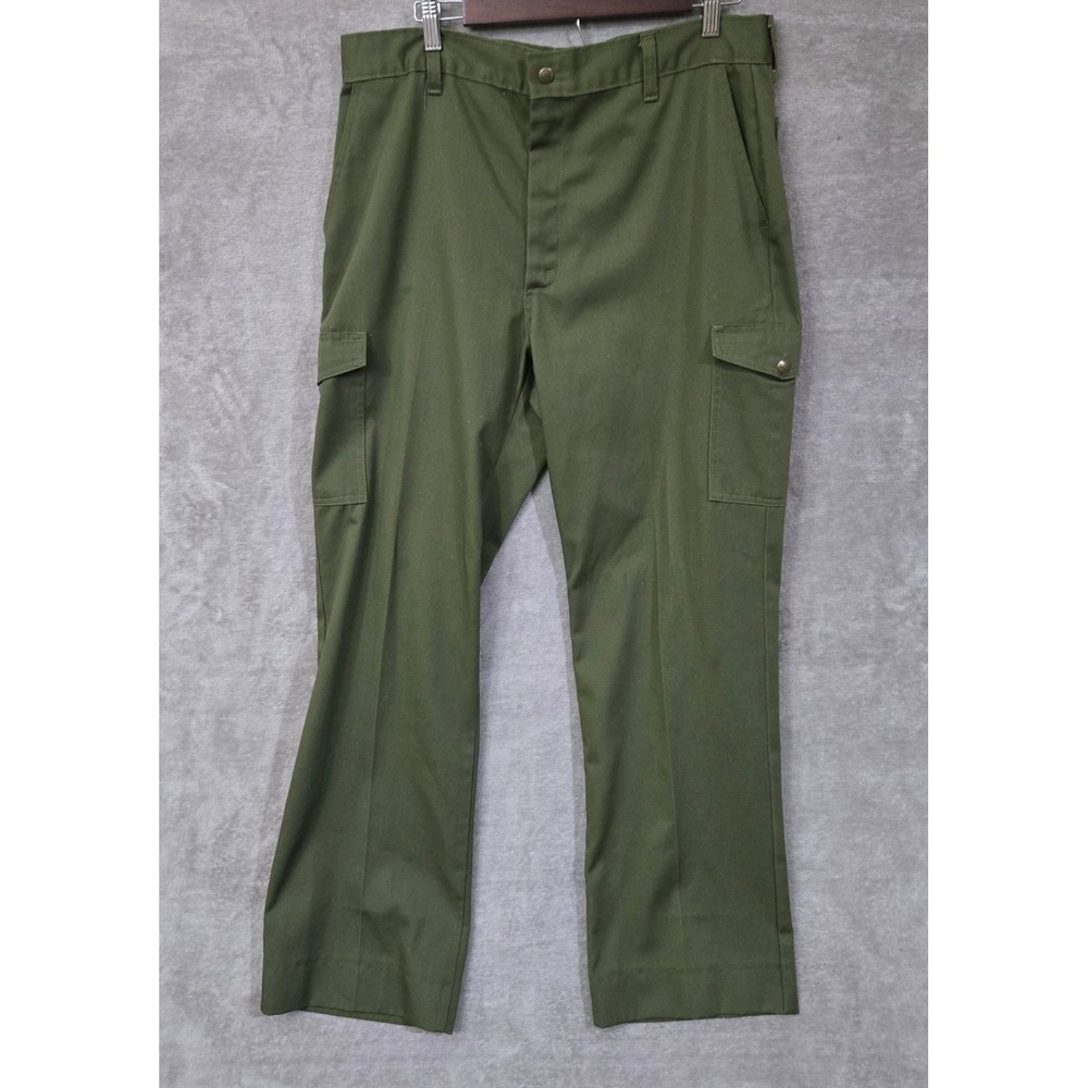 Boy Scouts of America Cargo Pants 34 Green Vintage Military Utility Outdoors